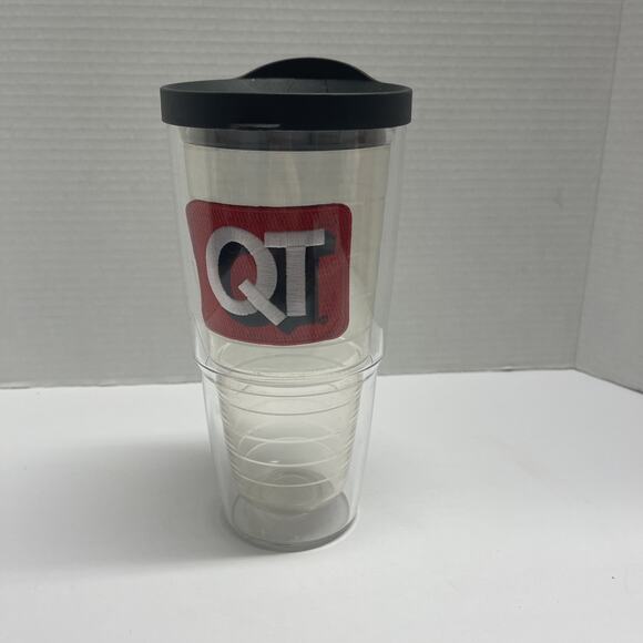 QuikTrip QT Gas Station Authentic 24oz Tervis Cup Tumbler Hot Cold Insulated - Picture 1 of 9